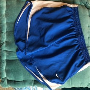Nike royal blue shorts with liner- L